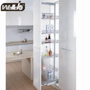 Tall Kitchen Larder Unit with  Heavy Damping Slider - Welldo