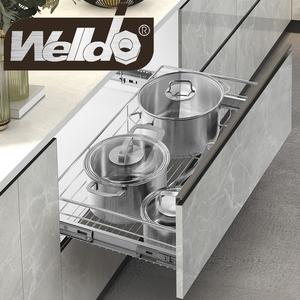 Kitchen System Pull-out basket for 400/450/500/600/700/800/900mm Cabinet