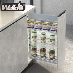 Side Pull-out Basket For 150/160/200/250/300/350mm Cabinet