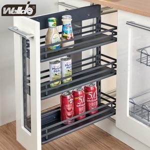 Side Pull-out Basket for 150/200/250/300/350mm Cabinet