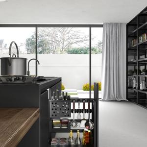 Kitchen Base Cabinet Multipurpose Drawer Basket for 200/250mm Cabinet