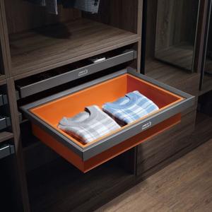 Wardrobe Accessories Pull-Out Clothes Basket for 600/700/800/900mm Wardrobe 