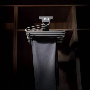 Wardrobe System Top Attached Pants Rack for 400mm Wardrobe 