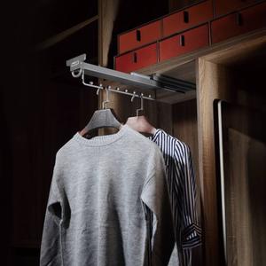 Wardrobe System Top Attached Clothes Hanger for 500mm Wardrobe 