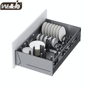 Kitchen System - Metal Finishing Line 3-Shelf Drawer Basket Of Large Size Drawer Options