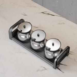 Kitchen Accessories Storage System Modular Parts Spice Jar Rack