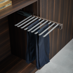 Wardrobe System Wardrobe Accessories Side Attached Trousers Hanger WD-KJ-01 For 450mm Wardrobe Width.