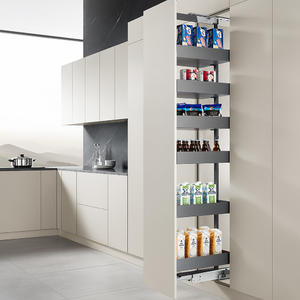 Tall Larder Units For Kitchens Accessories (4-6 Shelf) With Iron Storage Rack